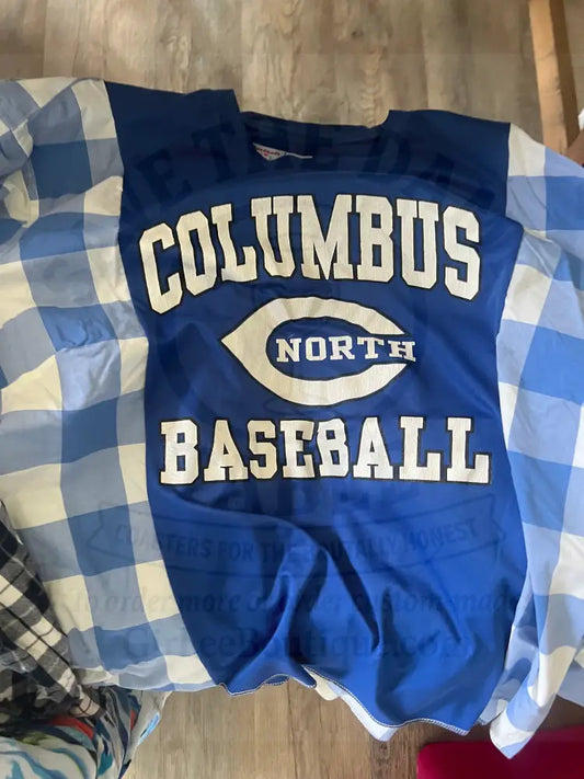 Reworked Columbus North Baseball Long Sleeve Shirts & Tops