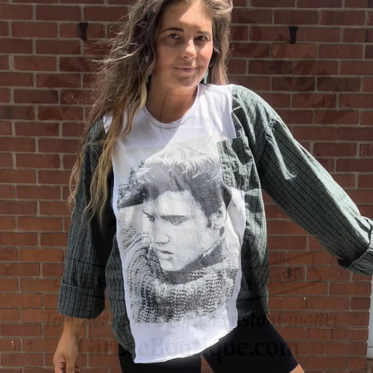 Reworked Elvis Presley Long Sleeve Shirts & Tops