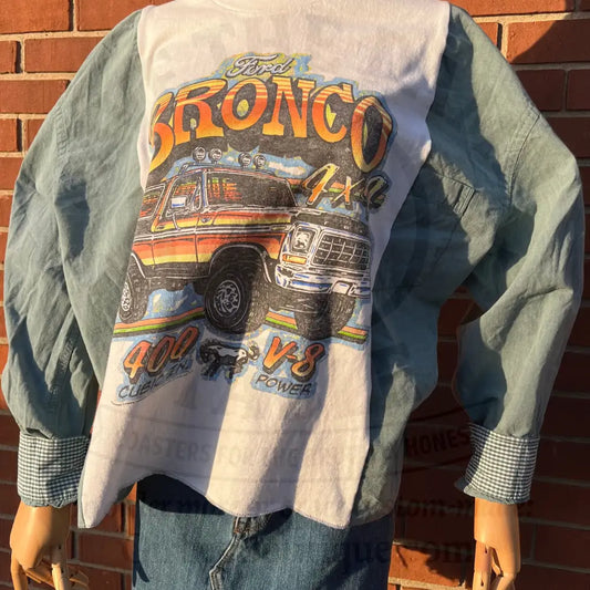 Reworked Ford Bronco Long Sleeve Shirts & Tops