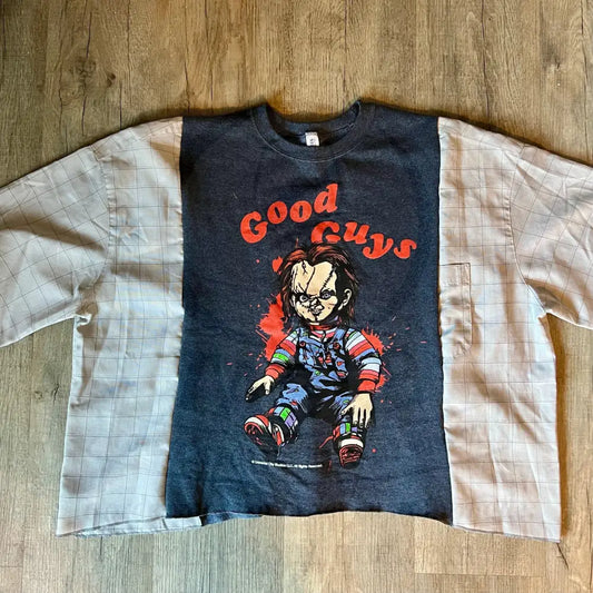 Reworked Good Guys Short Sleeve Shirts & Tops