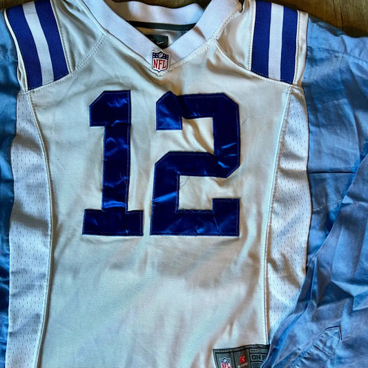 Reworked Indianapolis Colts Andrew Luck Long Sleeve Shirts & Tops