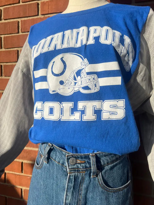 Reworked Indianapolis Colts Long Sleeve Shirts & Tops