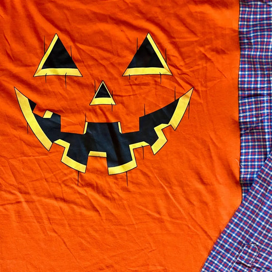 Reworked Jack-O-Lantern Long Sleeve Shirts & Tops