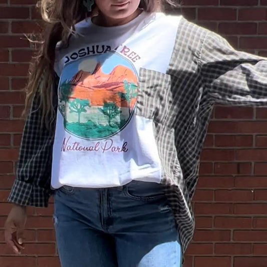 Reworked Joshua Tree Long Sleeve Shirts & Tops