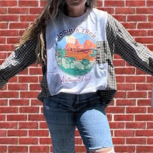 Reworked Joshua Tree Long Sleeve Shirts & Tops