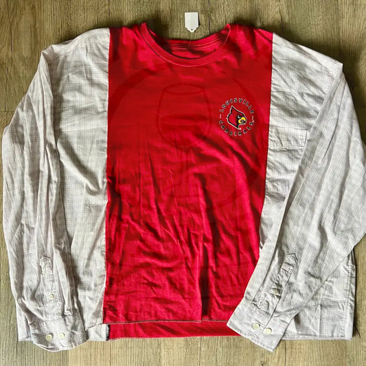 Reworked Louisville Cardinals Long Sleeve Shirts & Tops