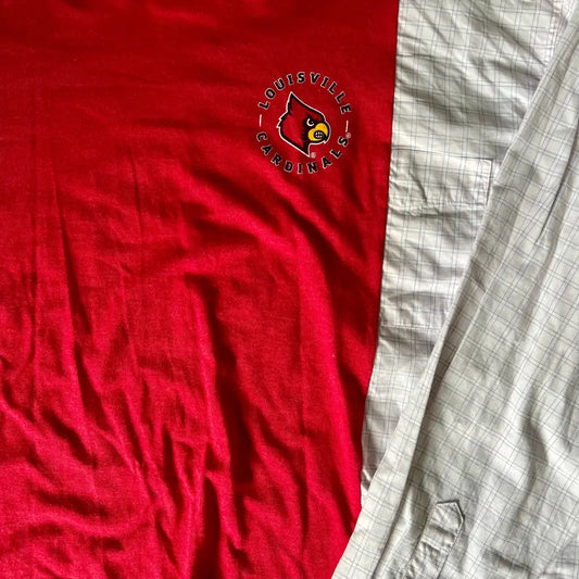 Reworked Louisville Cardinals Long Sleeve Shirts & Tops