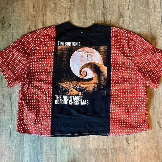 Reworked Nightmare Before Christmas Short Sleeve Shirts & Tops