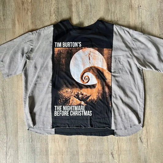 Reworked Nightmare Before Christmas Short Sleeve Shirts & Tops
