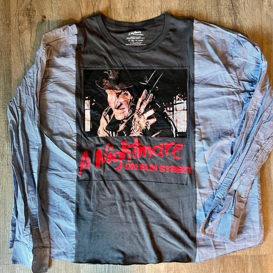 Reworked Nightmare On Elm Street Long Sleeve Shirts & Tops