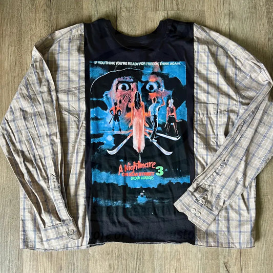 Reworked Nightmare on Elm Street Long Sleeve Shirts & Tops