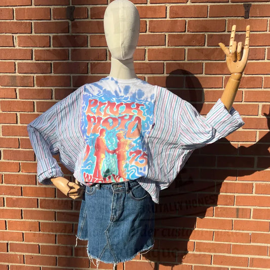 Reworked Pink Floyd Long Sleeve Shirts & Tops