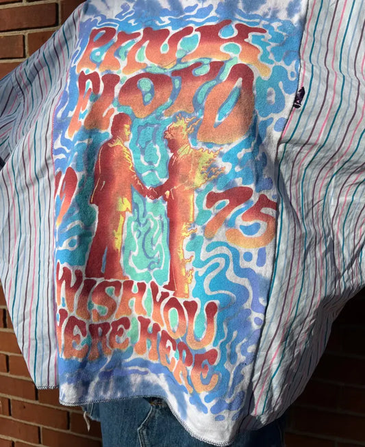 Reworked Pink Floyd Long Sleeve Shirts & Tops
