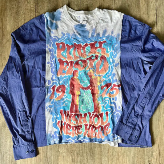 Reworked Pink Floyd Long Sleeve Shirts & Tops