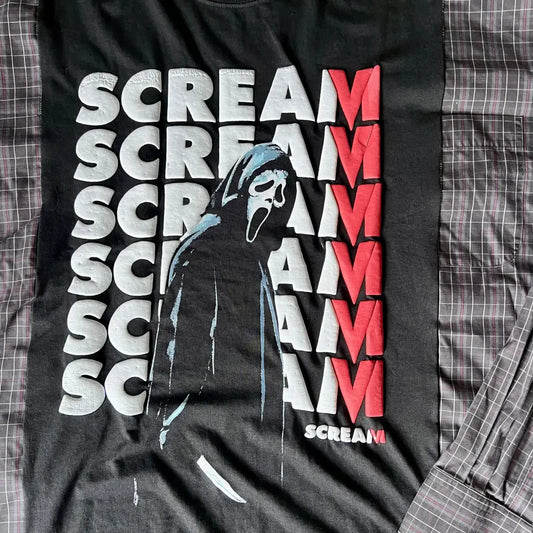 Reworked Scream Long Sleeve Shirts & Tops