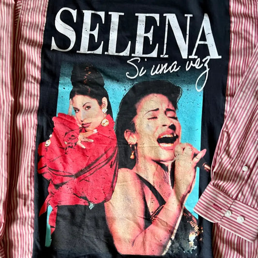 Reworked Selena Long Sleeve Shirts & Tops