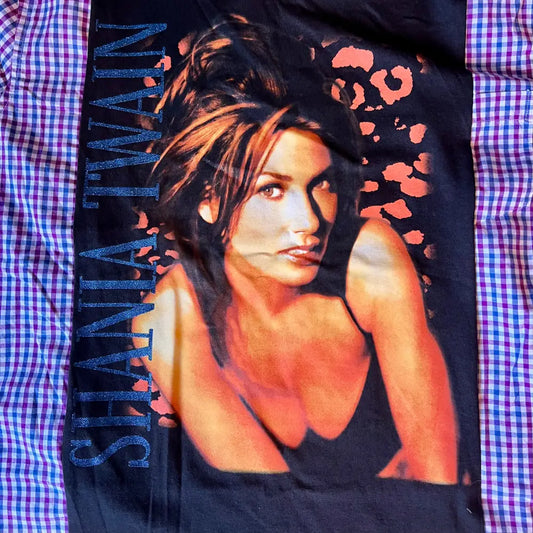 Reworked Shania Twain Short Sleeve Shirts & Tops
