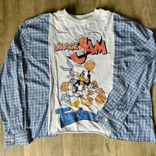 Reworked Space Jam Long Sleeve Shirts & Tops