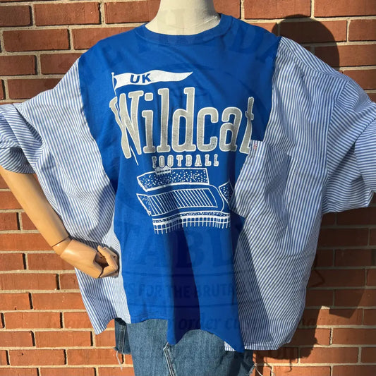 Reworked University of Kentucky Football Long Sleeve Shirts & Tops