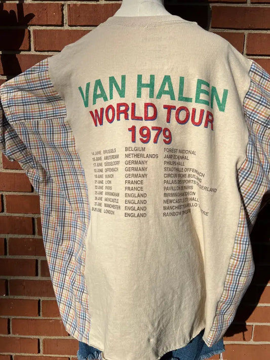 Reworked Van Halen Long Sleeve Shirts & Tops