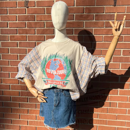 Reworked Van Halen Long Sleeve Shirts & Tops