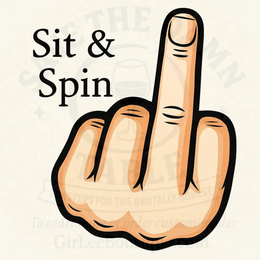 Sit Spin and Reflect on Your Life Choices Coaster