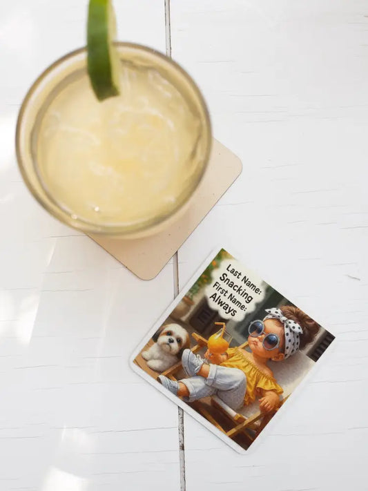 Snack Attack CEO Coaster