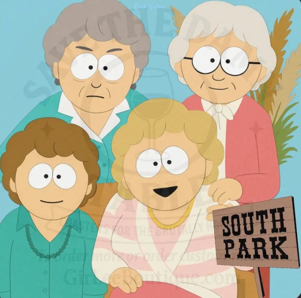 Stay Golden South Park Coaster