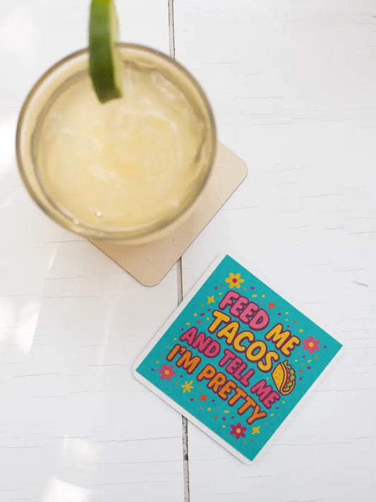 Taco & Compliment Enthusiast Coaster