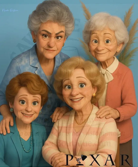 The Golden Girls Pixar Coaster Coaster