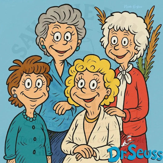 The Golden Girls Dr. Suess Coaster Coaster