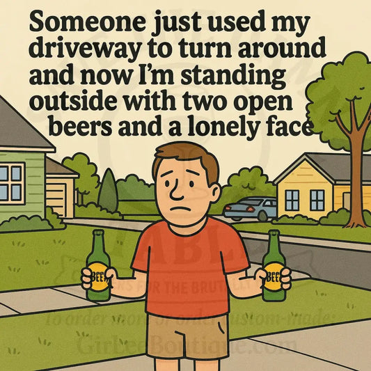 The Ultimate ‘Just Me and My Two Beers’ Moment Coaster