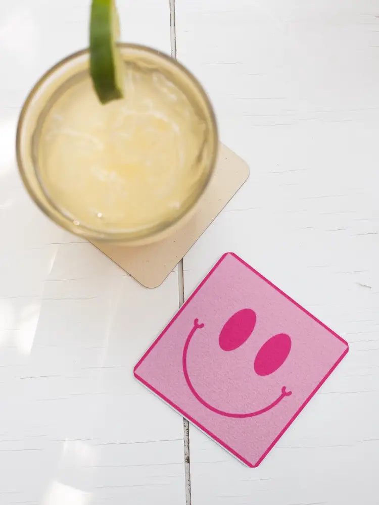 Unbothered. Moisturized. Spiraling Silently. Coaster