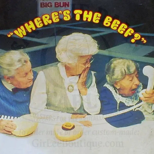Where’s the Beef? Coaster
