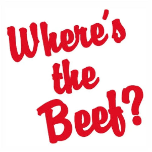 Where’s the Beef? Coaster