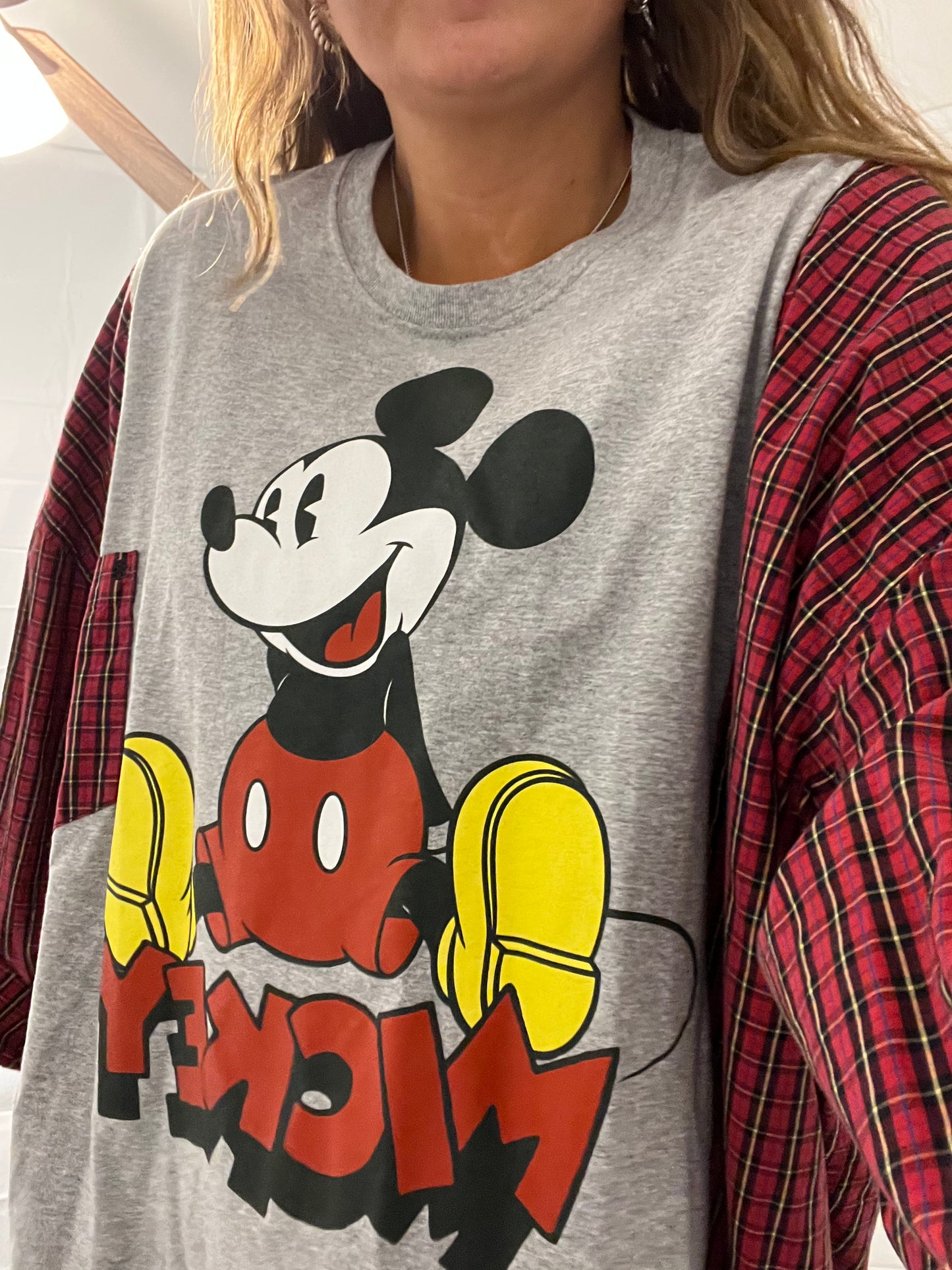 Reworked Mickey Mouse Long Sleeve