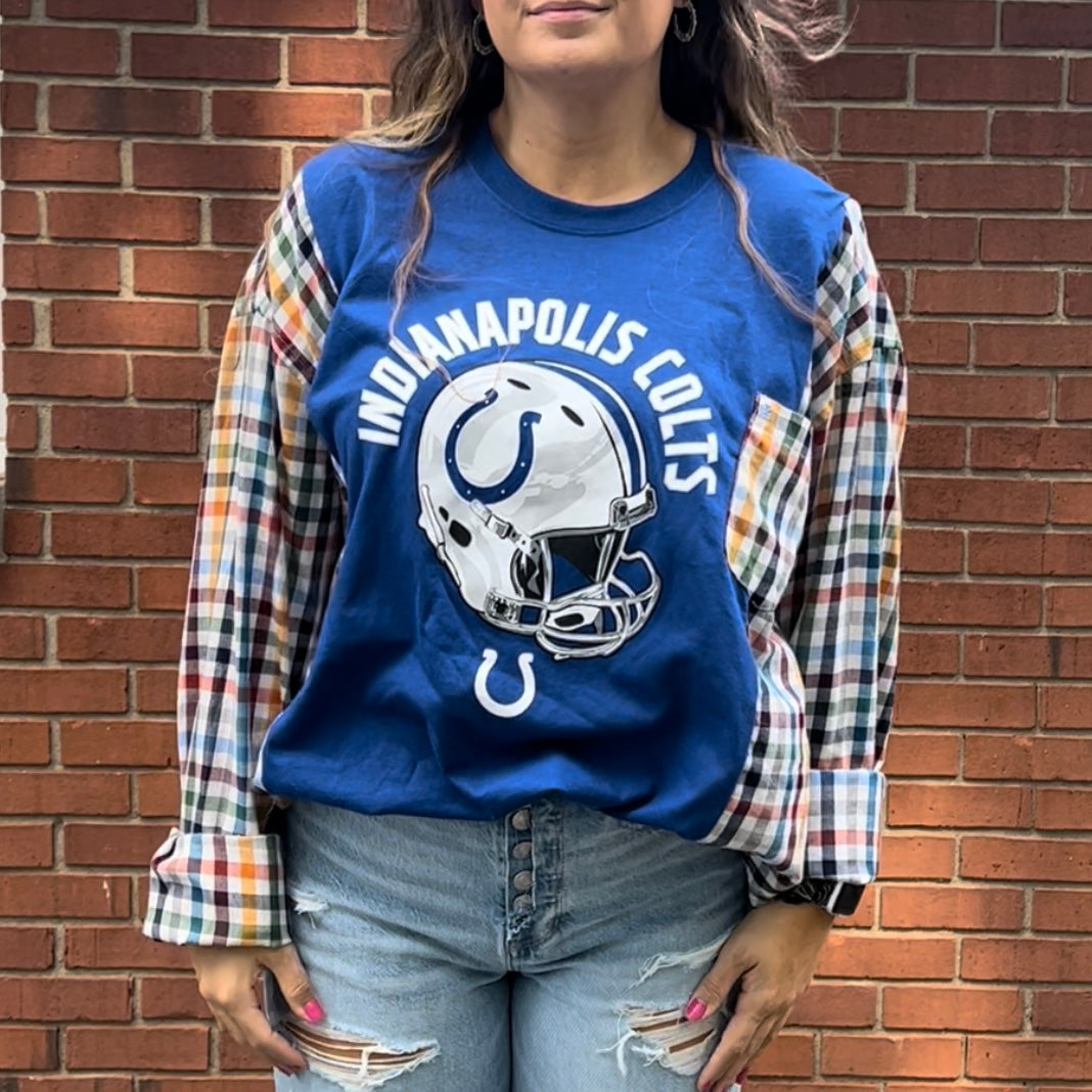 Reworked Indianapolis Colts Long Sleeve