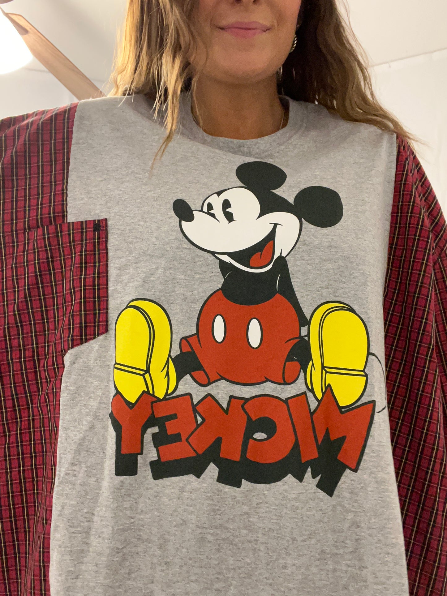 Reworked Mickey Mouse Long Sleeve