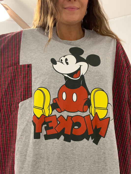 Reworked Mickey Mouse Long Sleeve